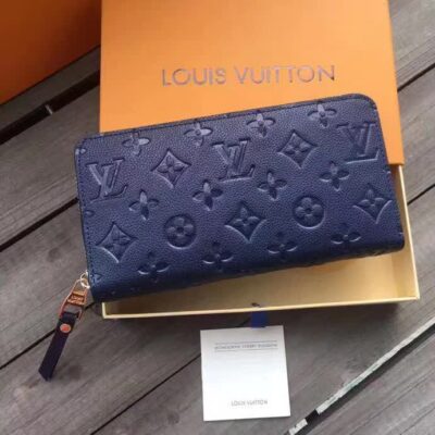 Replica Louis Vuitton Supple Monogram Empreinte Leather Zippy Wallet